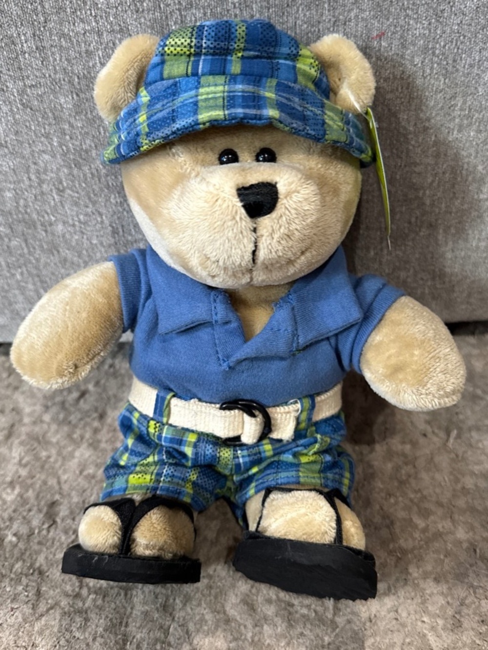 Starbucks Bearista 2007 63rd Edition Preppy Summer Boy Vacation Plush Bear NWT